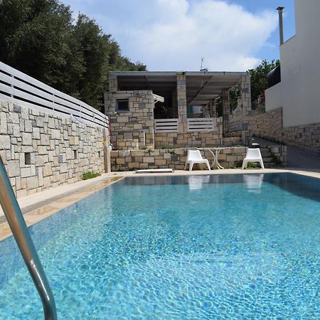 Aquarock Villa With Private Pool Prassás Extérieur photo