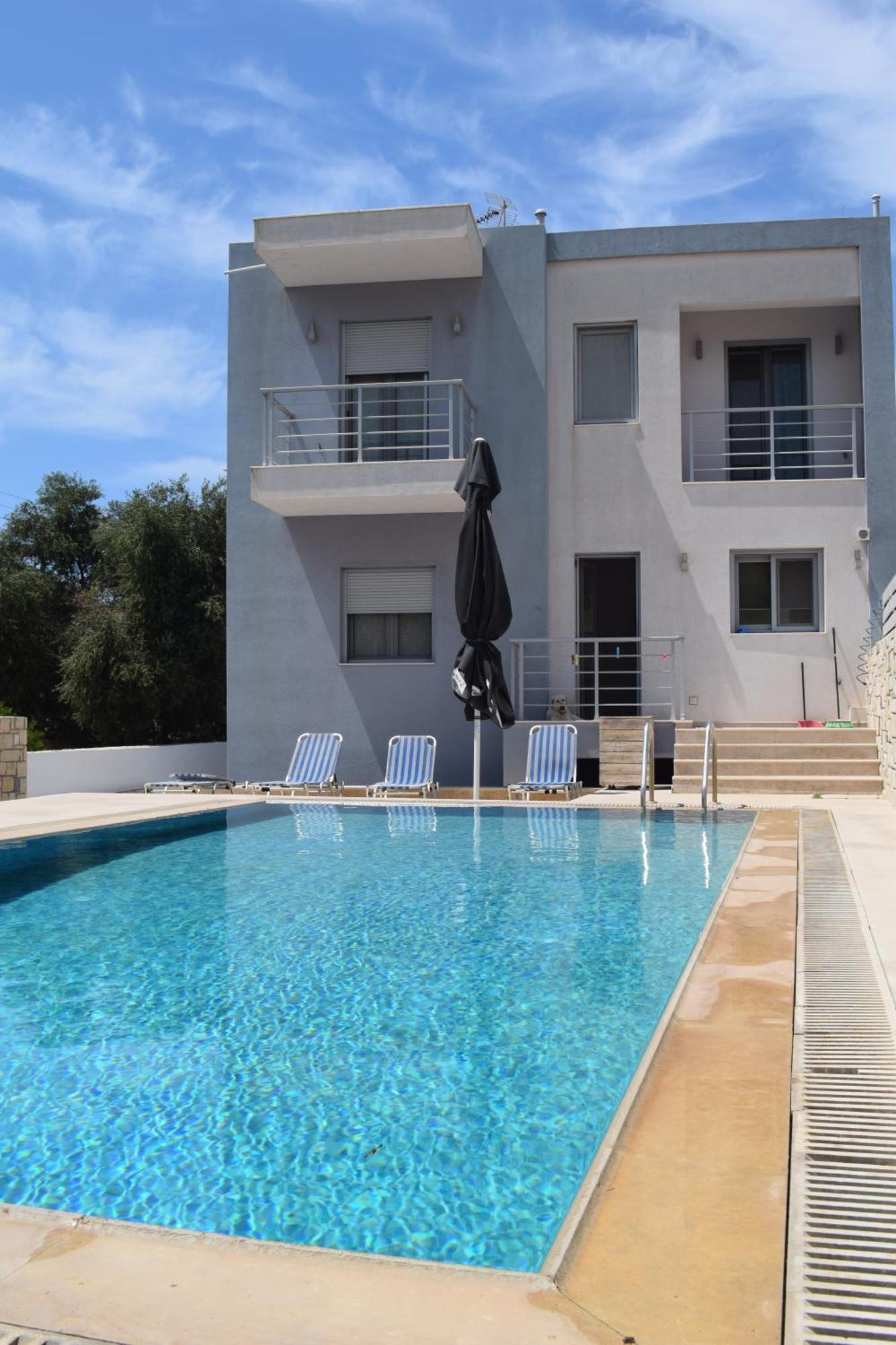 Aquarock Villa With Private Pool Prassás Extérieur photo