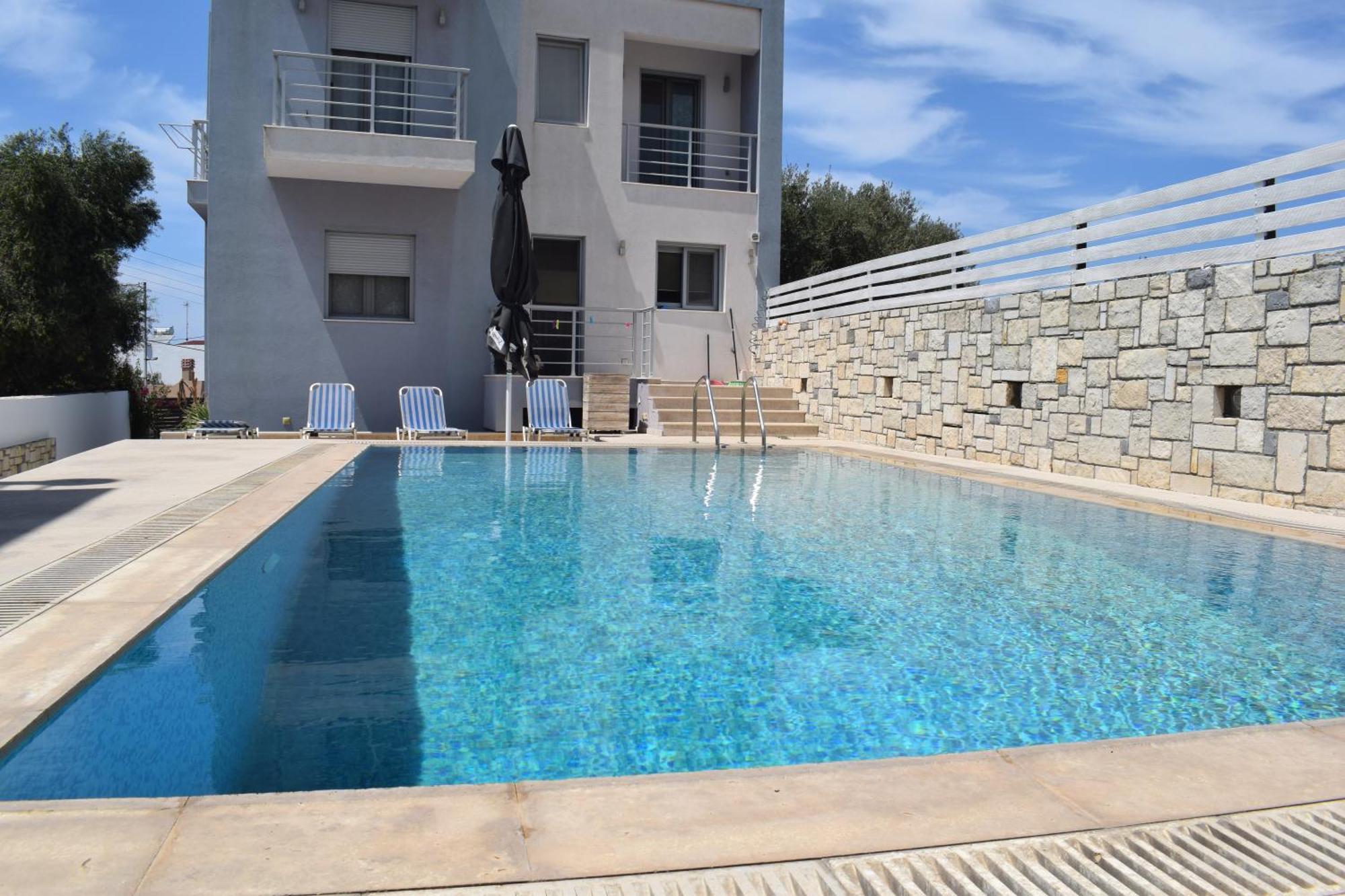 Aquarock Villa With Private Pool Prassás Extérieur photo