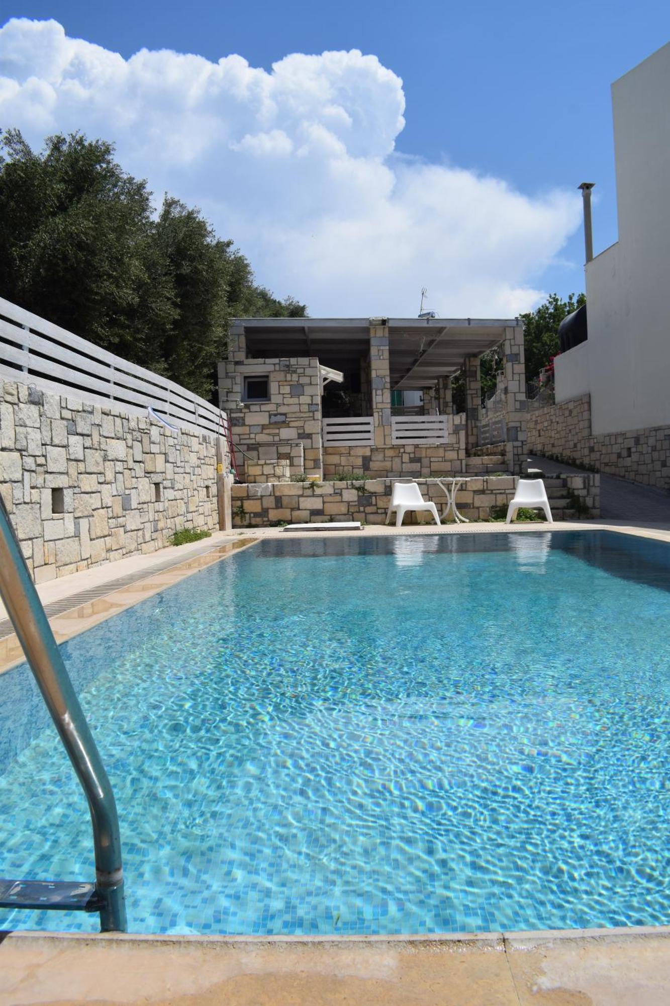 Aquarock Villa With Private Pool Prassás Extérieur photo