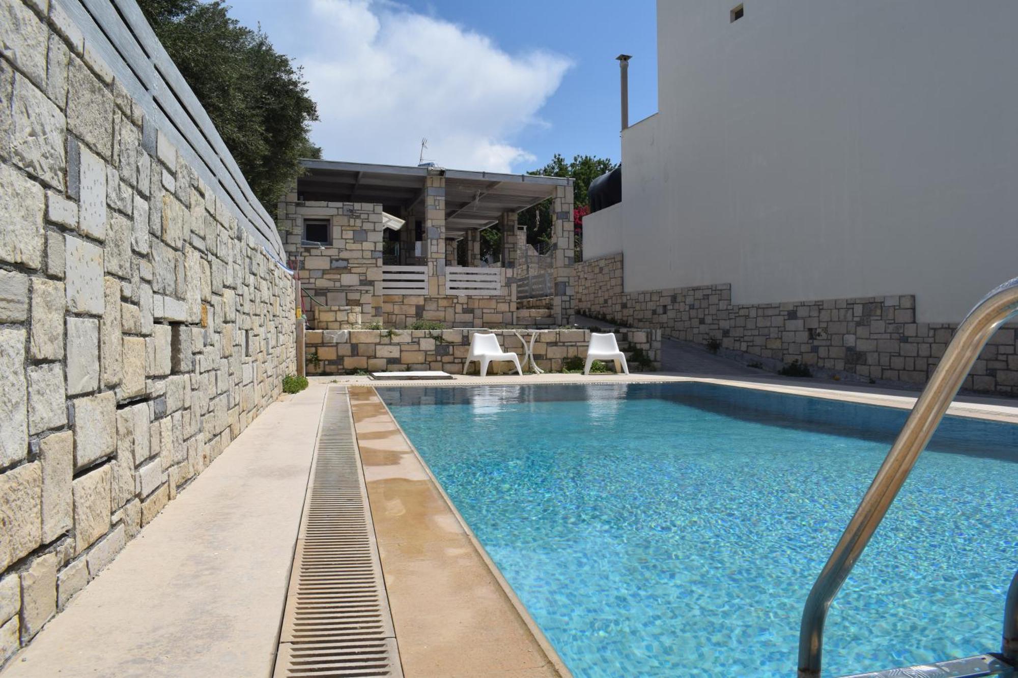 Aquarock Villa With Private Pool Prassás Extérieur photo